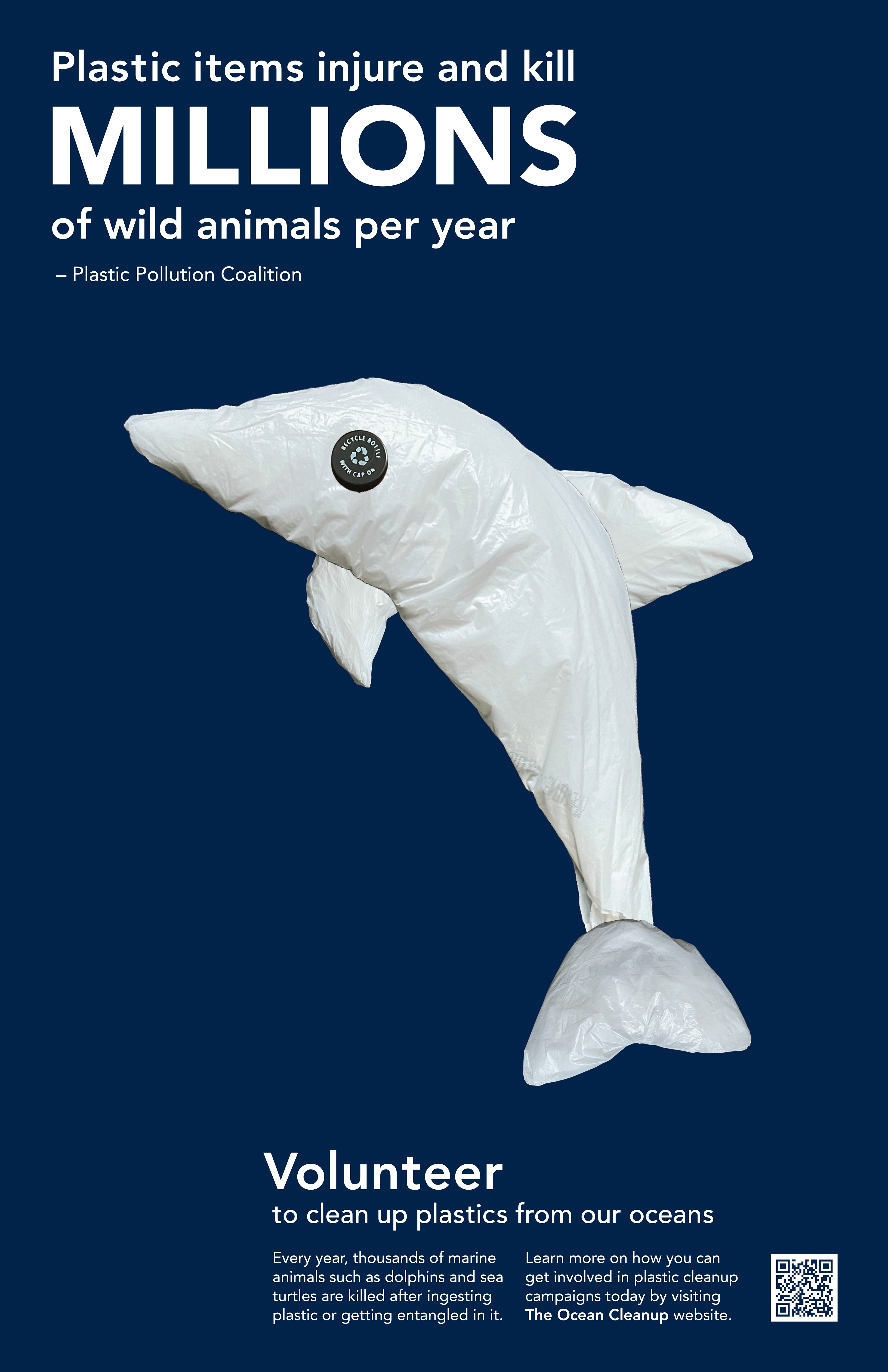 Final Plastic Dolphin Poster
