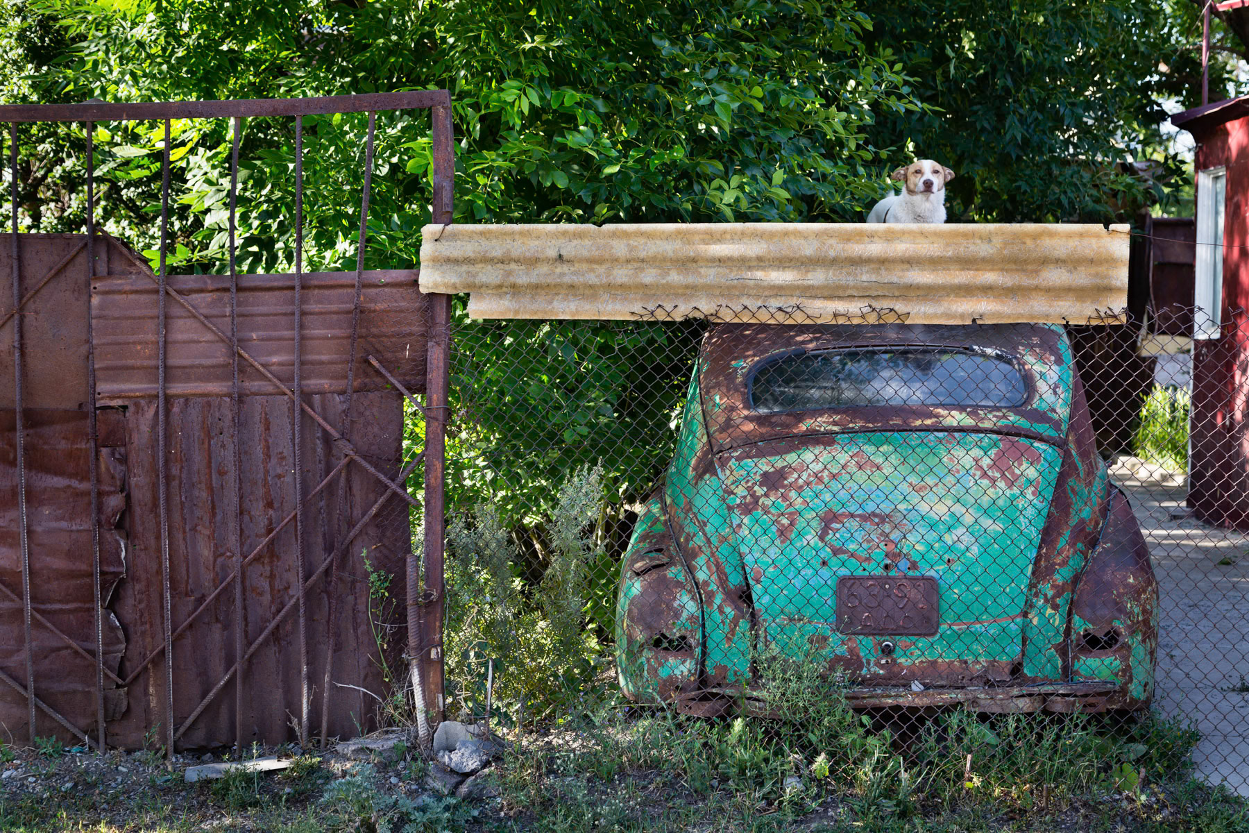 As time stopped on 7 December 1988, day of the devastating earthquake. Domik settlement in Gyumri, Armenia, July 2014