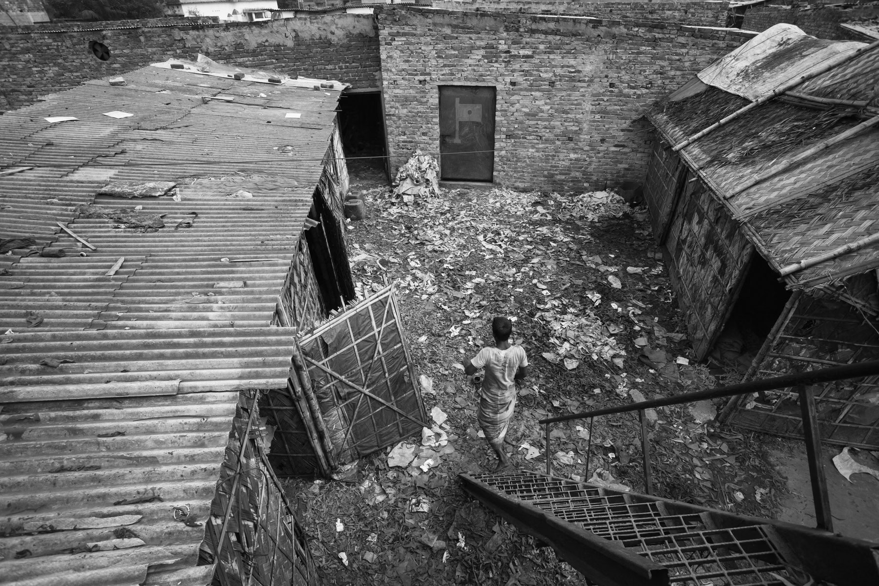 Leather leftovers storage, Hazaribagh, Dhaka, October 2014