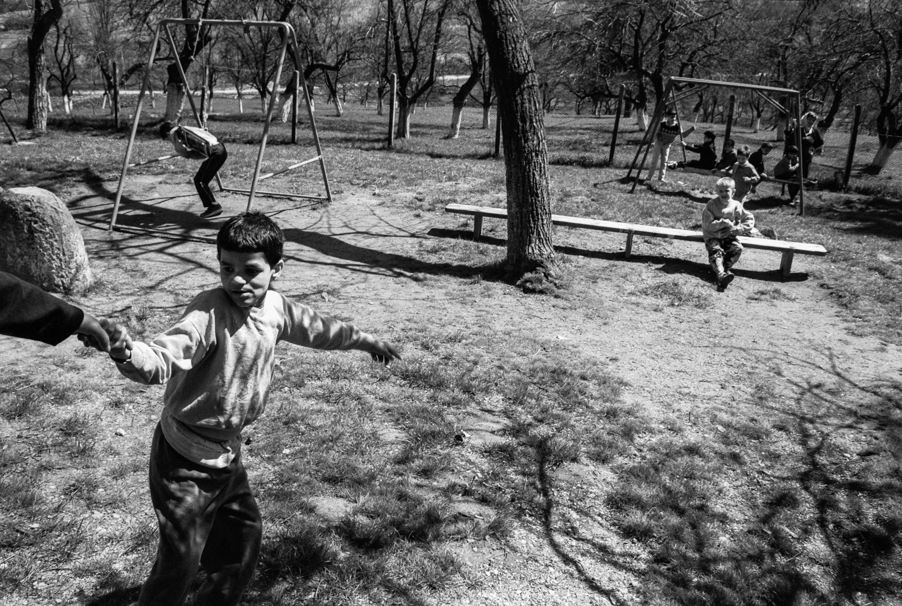 Playground, Cluj-Napoca region, Romania, May 1993