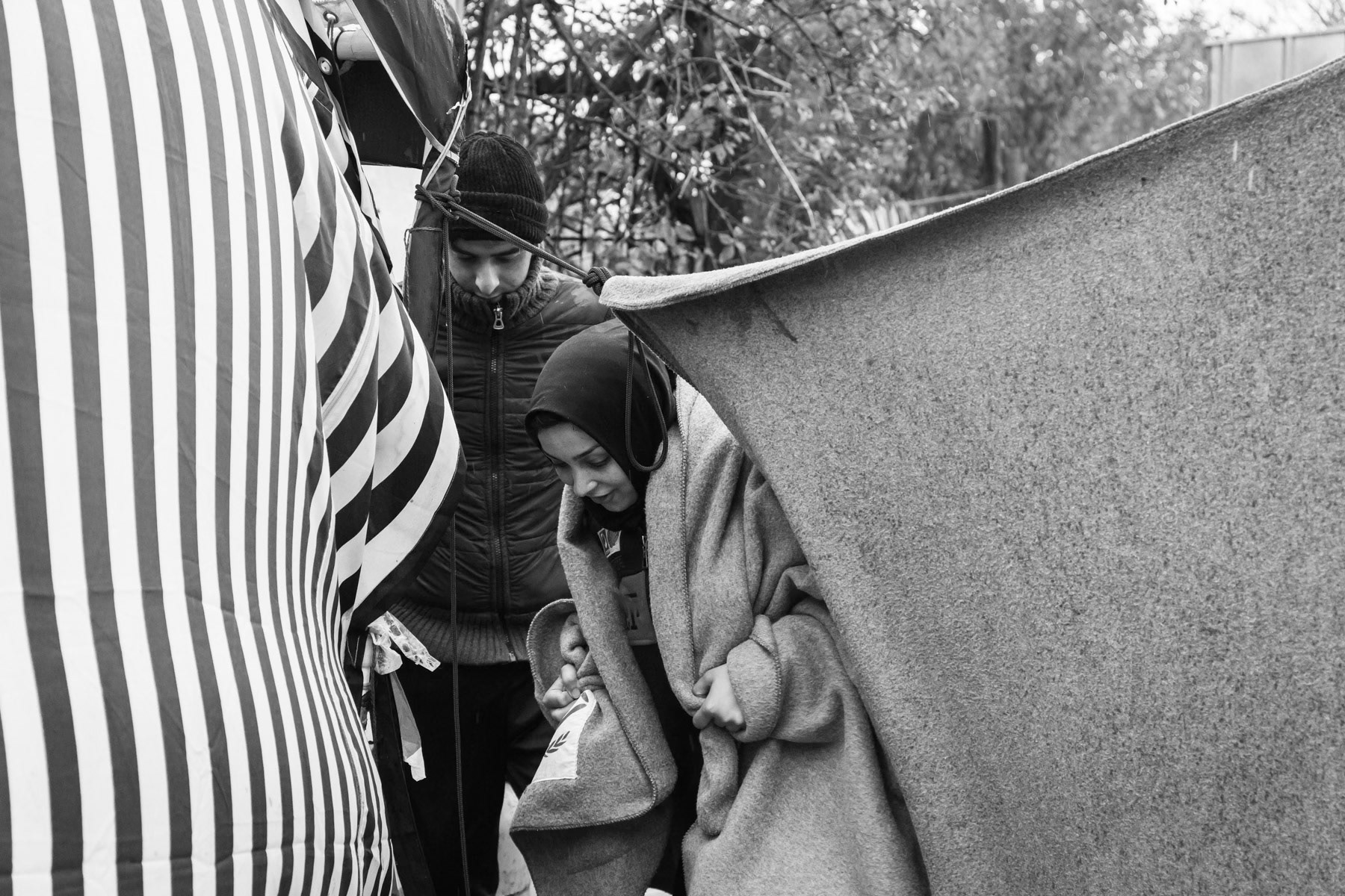 Berkasovo, main crossing from Serbia to Croatia for refugees along the western Balkan route, Serbia, October 2015