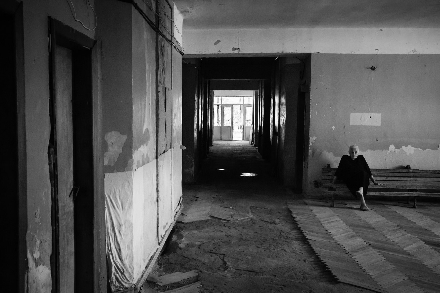 Collective centre for IDP's in a former soviet spa and hotel complex, Tskaltubo, Georgia, July 2014