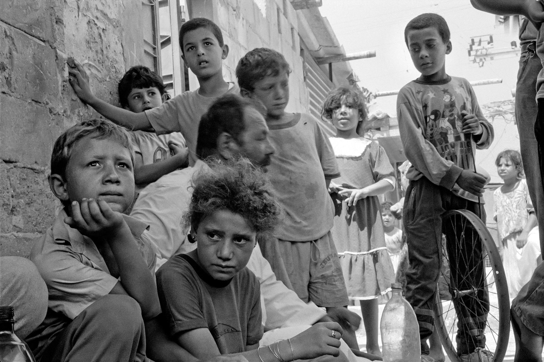 Beach refugee camp, occupied Gaza Strip, 1992