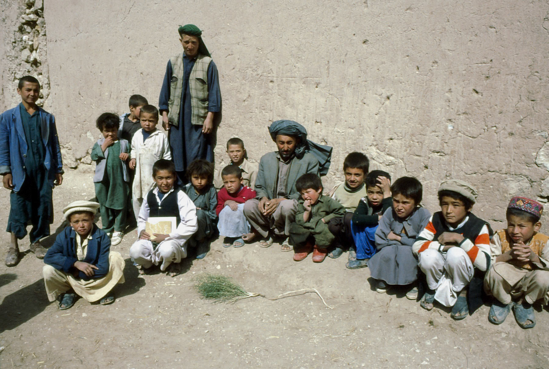 Afghan villagers in remote places of central Afghanistan, 1995