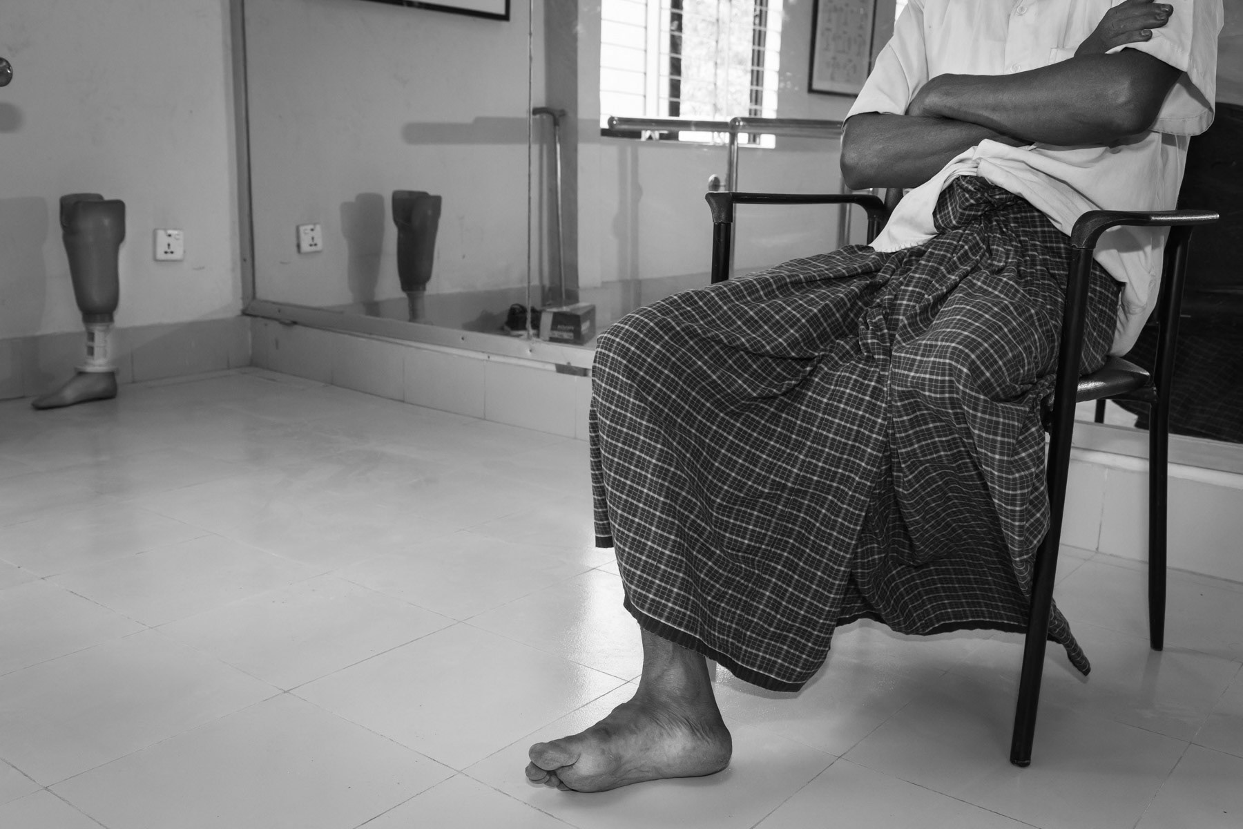 Prosthetic and orthotics CRP centre in Chittagong near the ship-breaking yards, Bangladesh, October 2014
