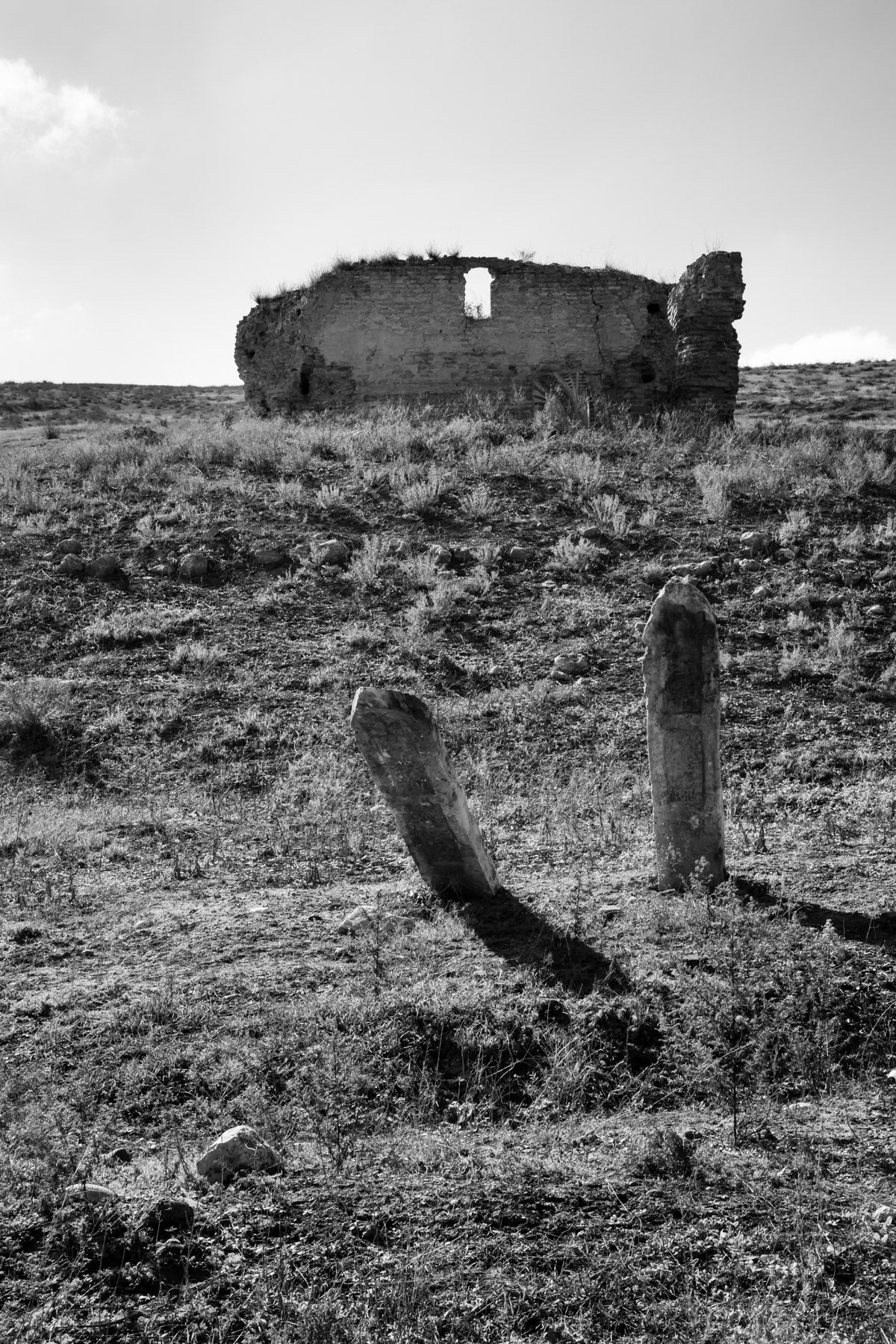 Remains of a mosque in Surenavan between Agdam and Martakert, Nagorno-Karabakh, October 2013