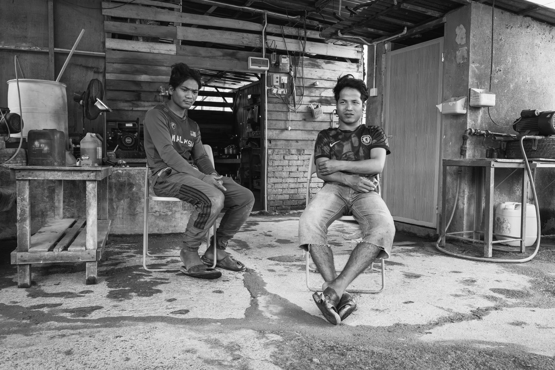 Chin refugees from Myanmar working and living in farms in Cameron Heighlands in Pahang, Malaysia, May 2024