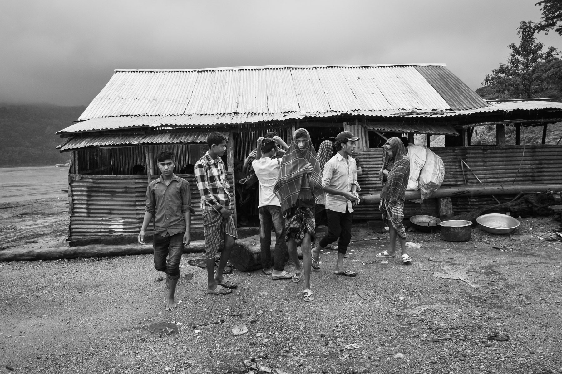 Stone diggers, Jaflong, Bangladesh, May 2016