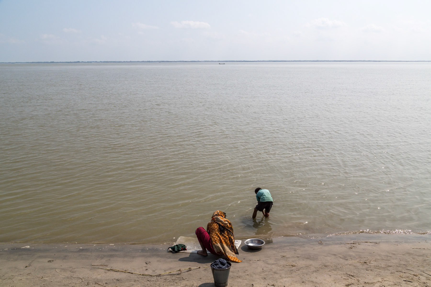 Bhati char on the Jamuna river, Bogra district, Bangladesh, October 2014