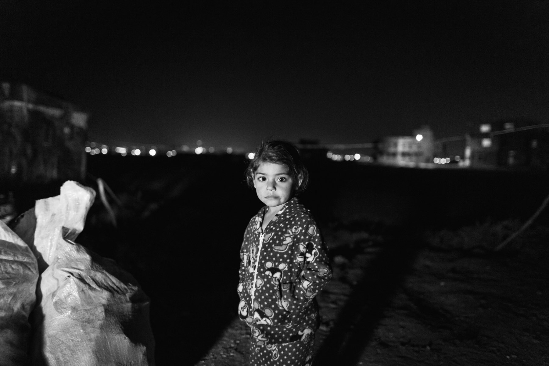 Syrian girl, Bekaa Valley in Lebanon near the Syrian border, March 2016