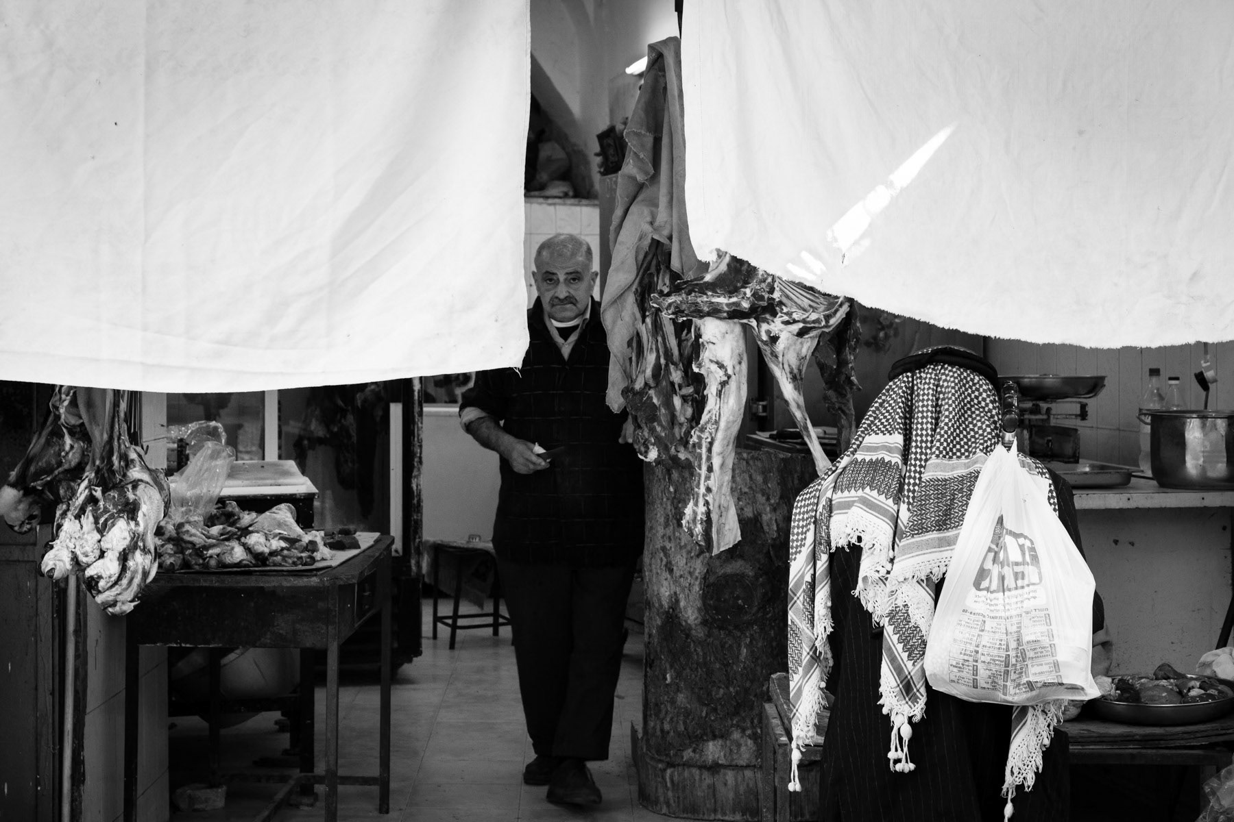 Old City market place in Hebron, Palestine, November 2013