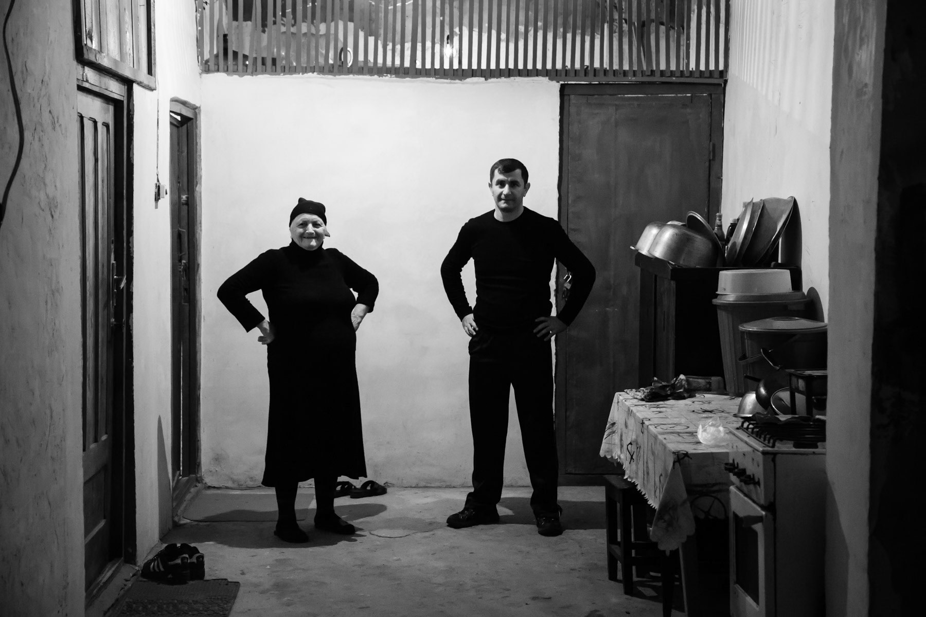 People of Mingrelia in a Zugdidi collective centre, Georgia, October 2013