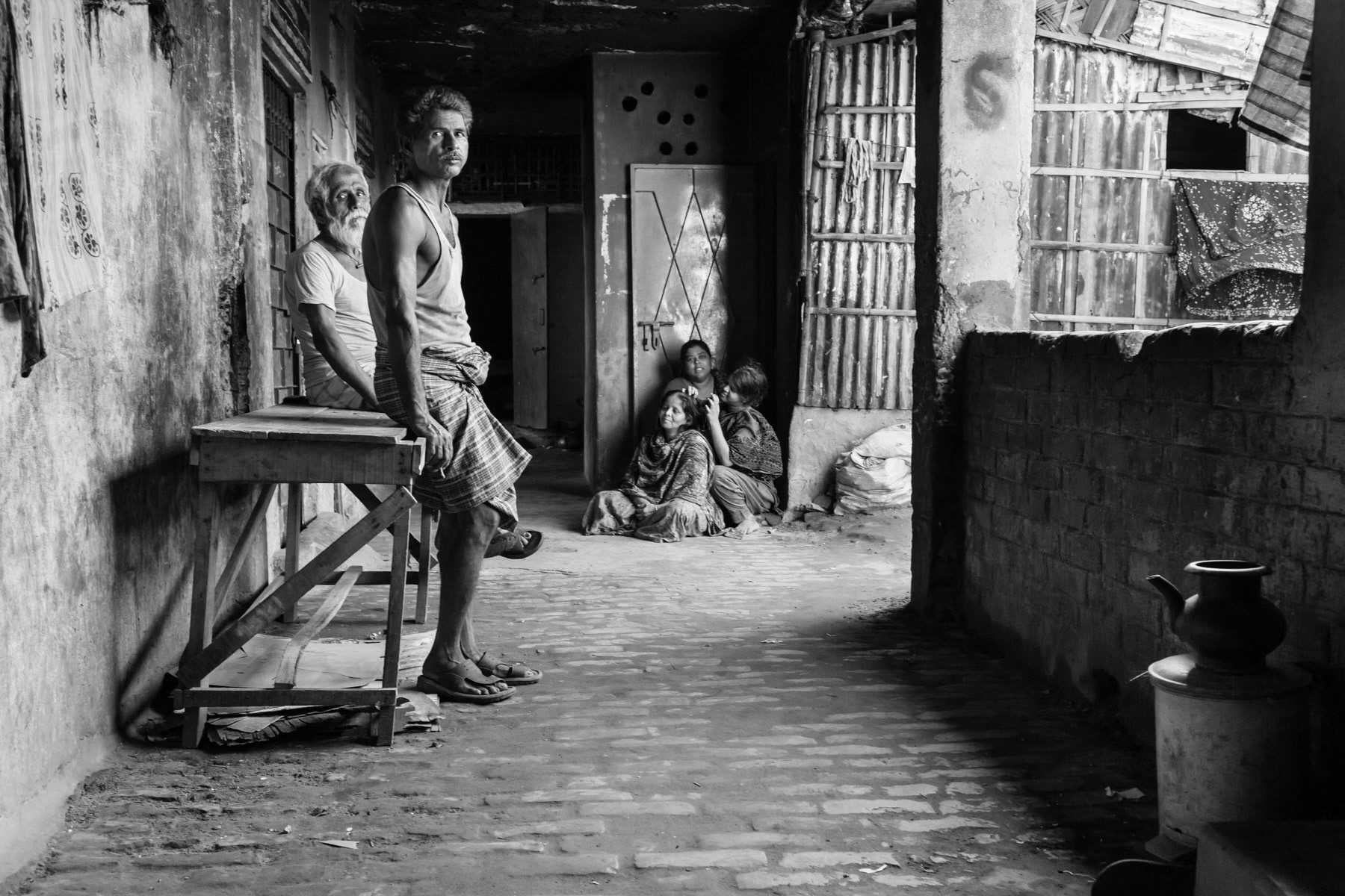 Bihari camp in Chittagong, Bangladesh, June 2015
