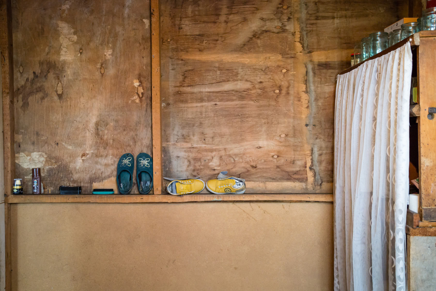 Built entirely in wood,with support form Ukraine, the domiks are still inhabited 25 years later. The "Ukranian" domik settlement in Vanadzor, Armenia, July 2014
