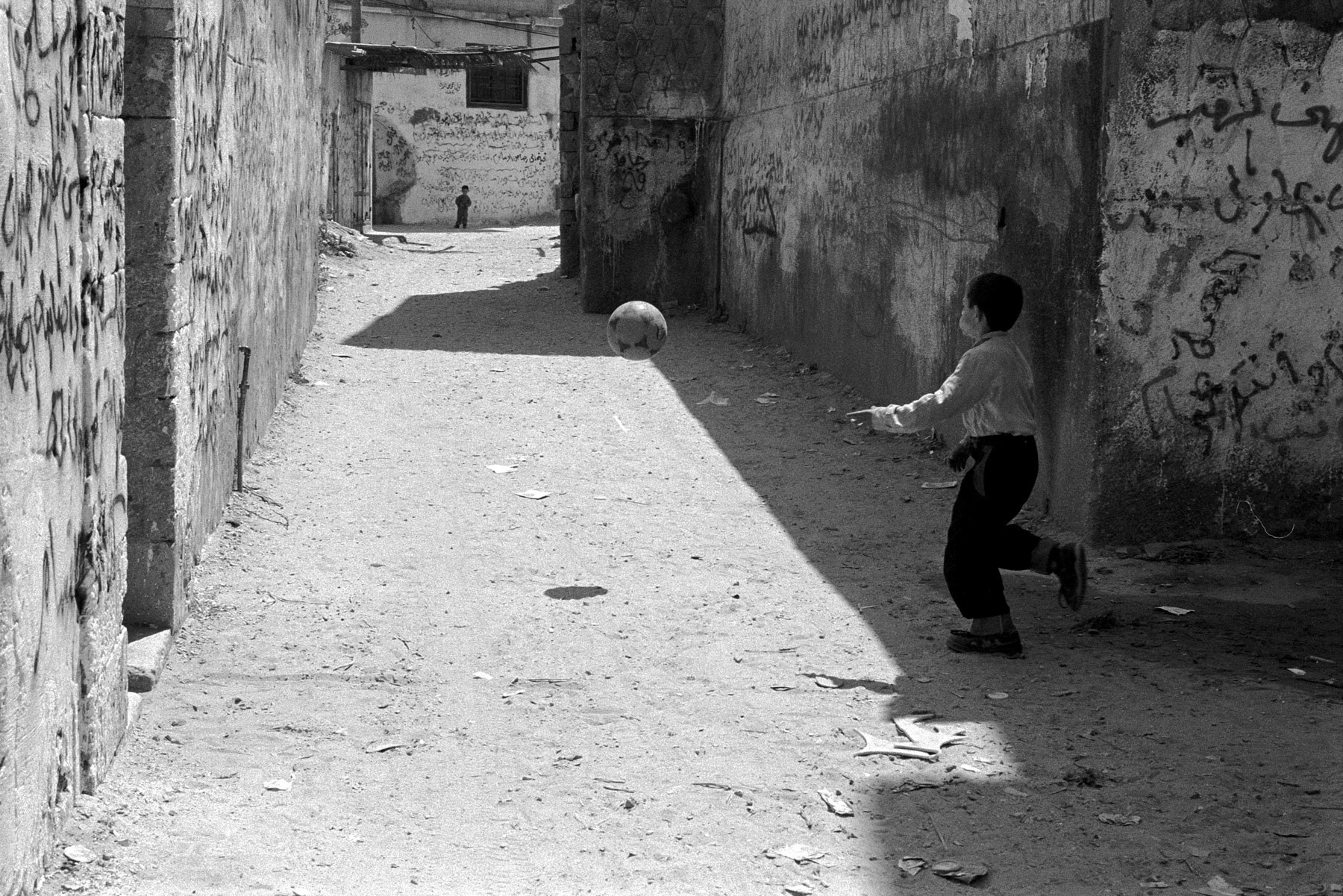 Jabalia refugee camp in the Gaza Strip, occupied Palestinian Territories, 1993