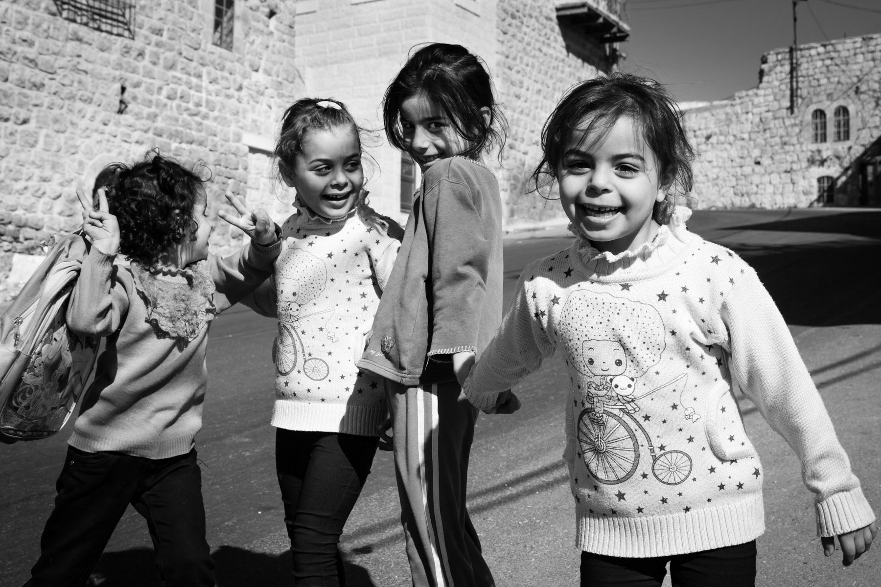 Palestinian children in Hebron, Palestine, November 2013