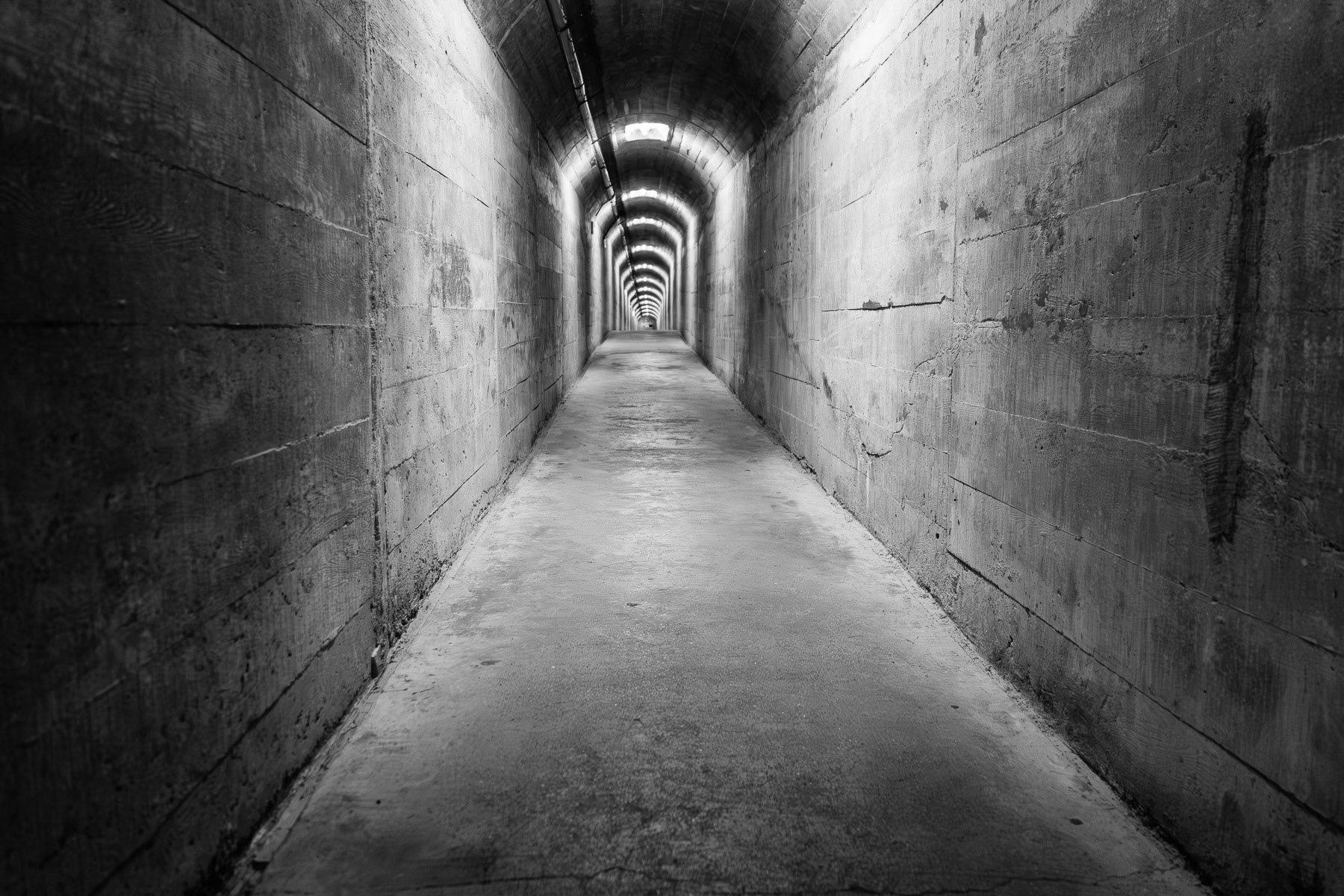 The Jinsha underground network of tunnels and bunkers, now a museum, stands as a silent witness to a bygone era. Kinmen island, Taiwan, May 2025