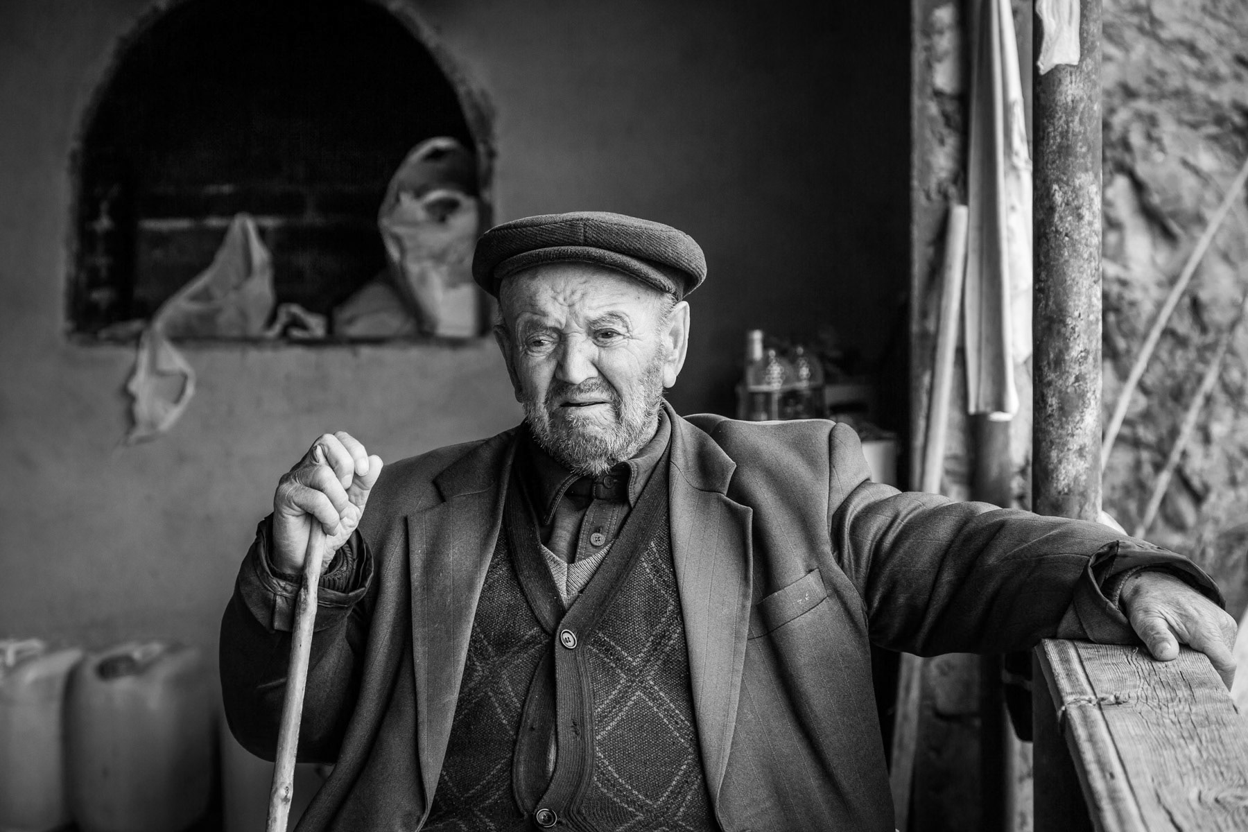 Veteran of Stalingrad, resident of Karintak village in Shushi region, Nagorno-Karabakh, March 2014