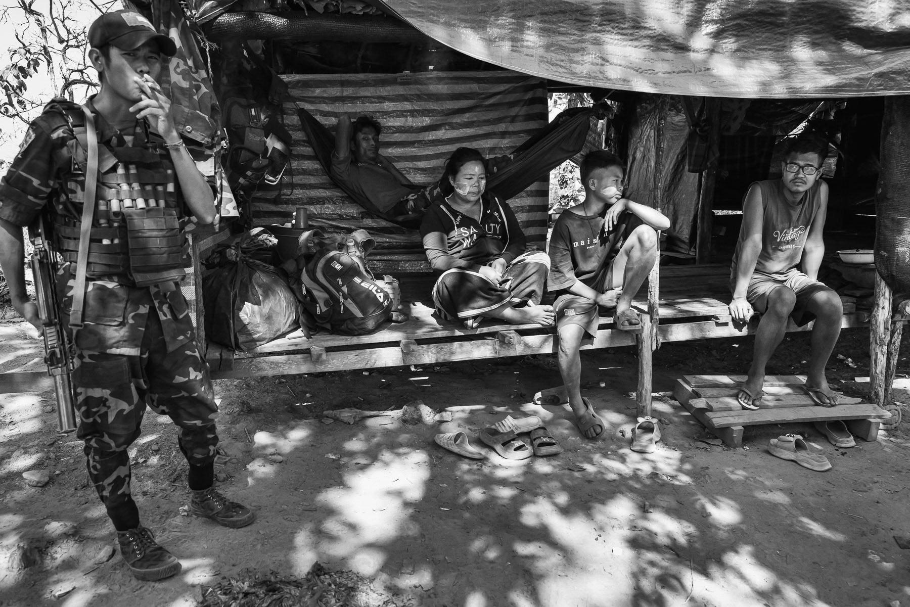 Kawthoolei Army (KTLA) camp, U Poe Hta, Karen State, Myanmar, January 2025