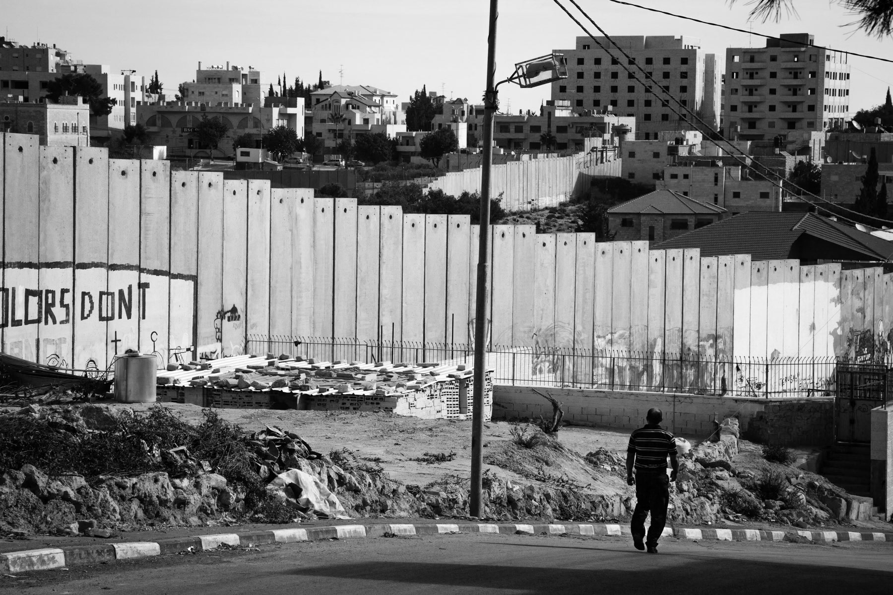 Wall section in Bethlehem, Palestine, November 2013