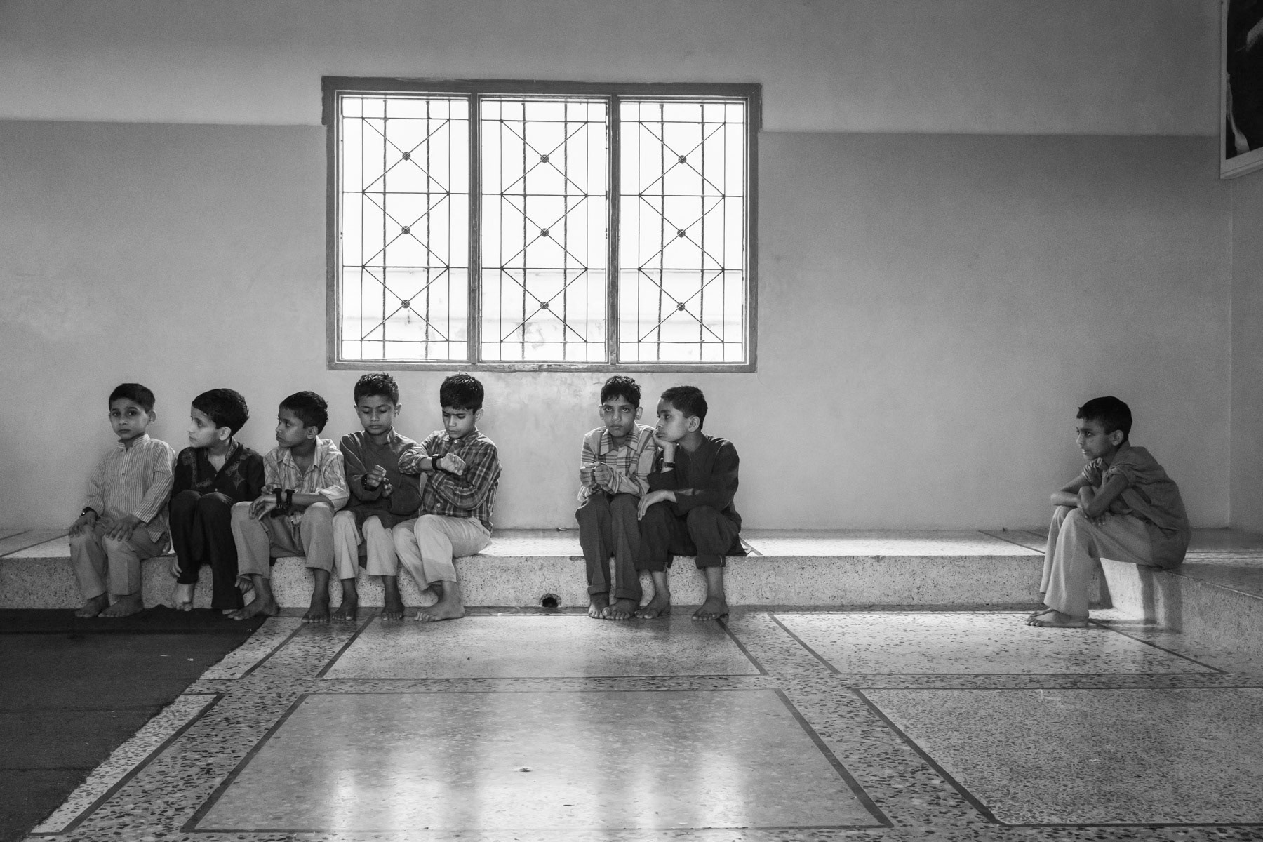 Shelter for homeless children from 5 to 12 years. EDHI Home Korangi, Karachi, Pakistan, March 2018