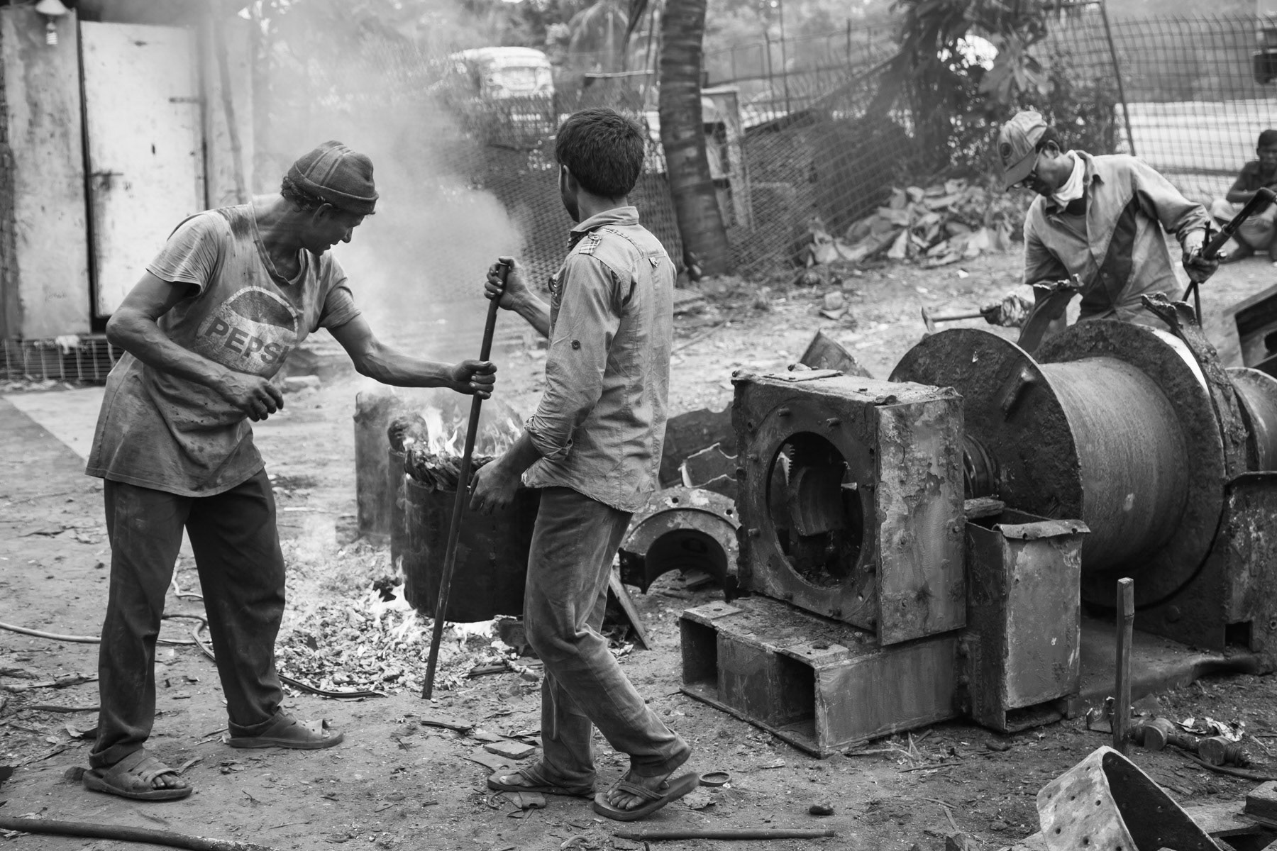 Kumira ship breaking yards, Bangladesh, October 2014