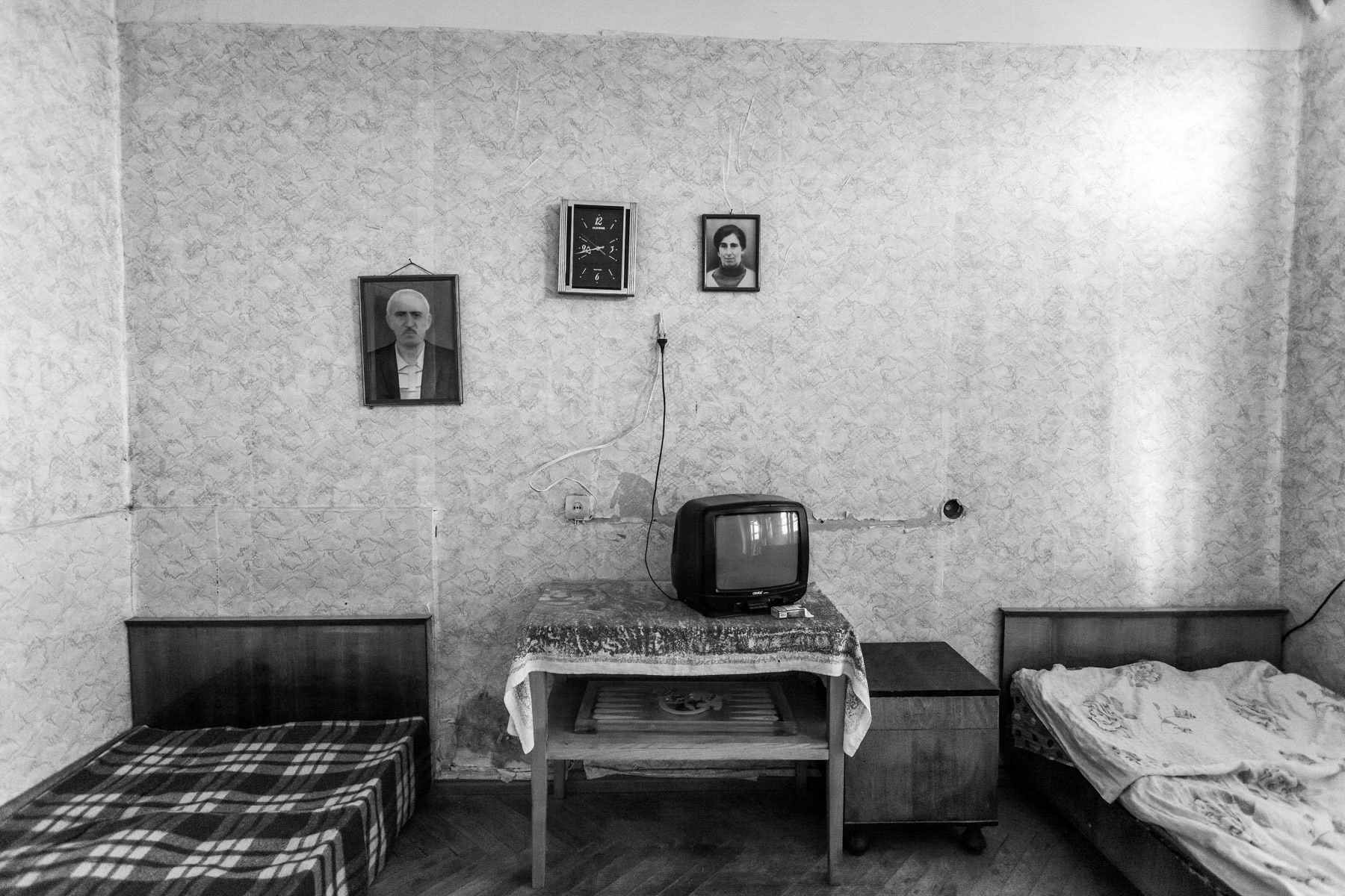 Collective Centre for IDP's in an abandonned Spa resort, Tskaltubo, Georgia, July 2014
