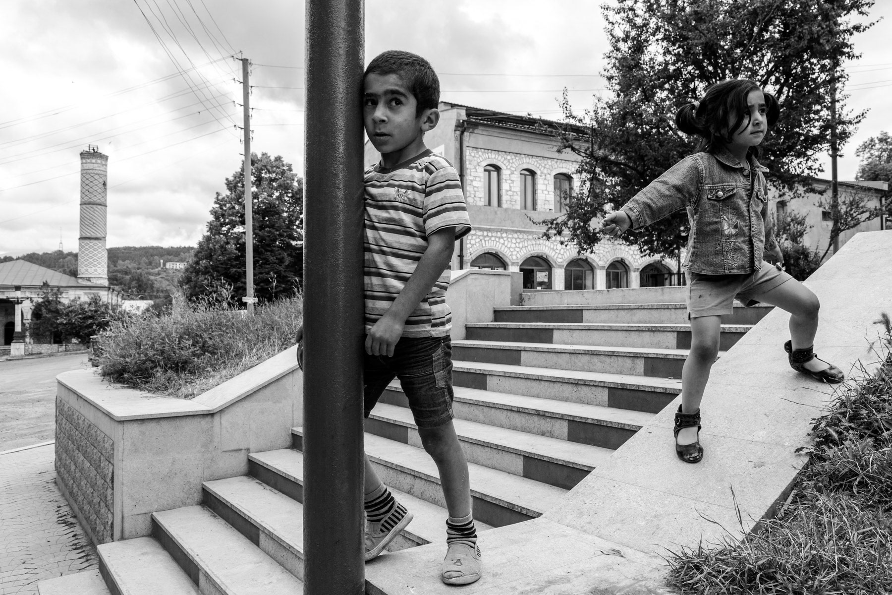 Children playing in Shushi, Nagorno-Karabakh, July 2014