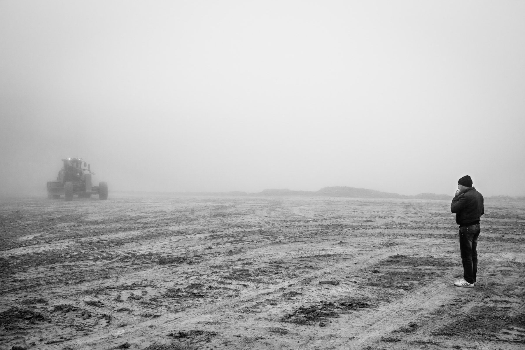 Open-pit mine in Kashen, Martakert region in northern Karabakh, February 2014