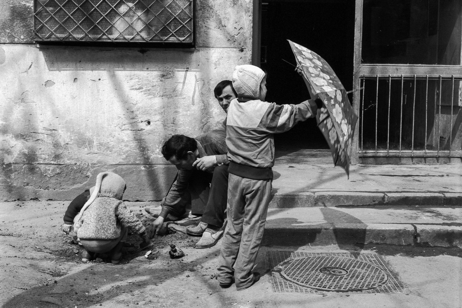 Bucharest suburbs, Romania, April 1991