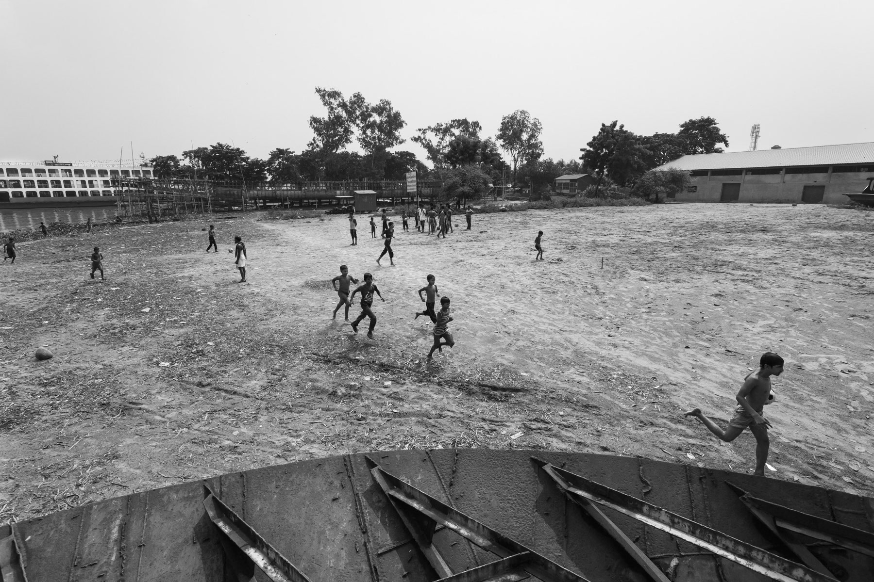 Shipyards for construction of ferry boats, Dhaka, Bangladesh, October 2014
