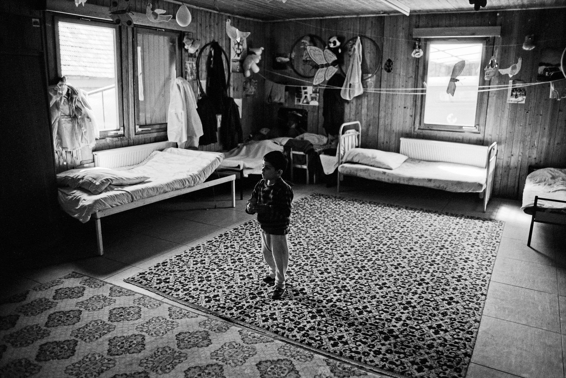 Orphans, Cluj-Napoca in Romania, May 1993