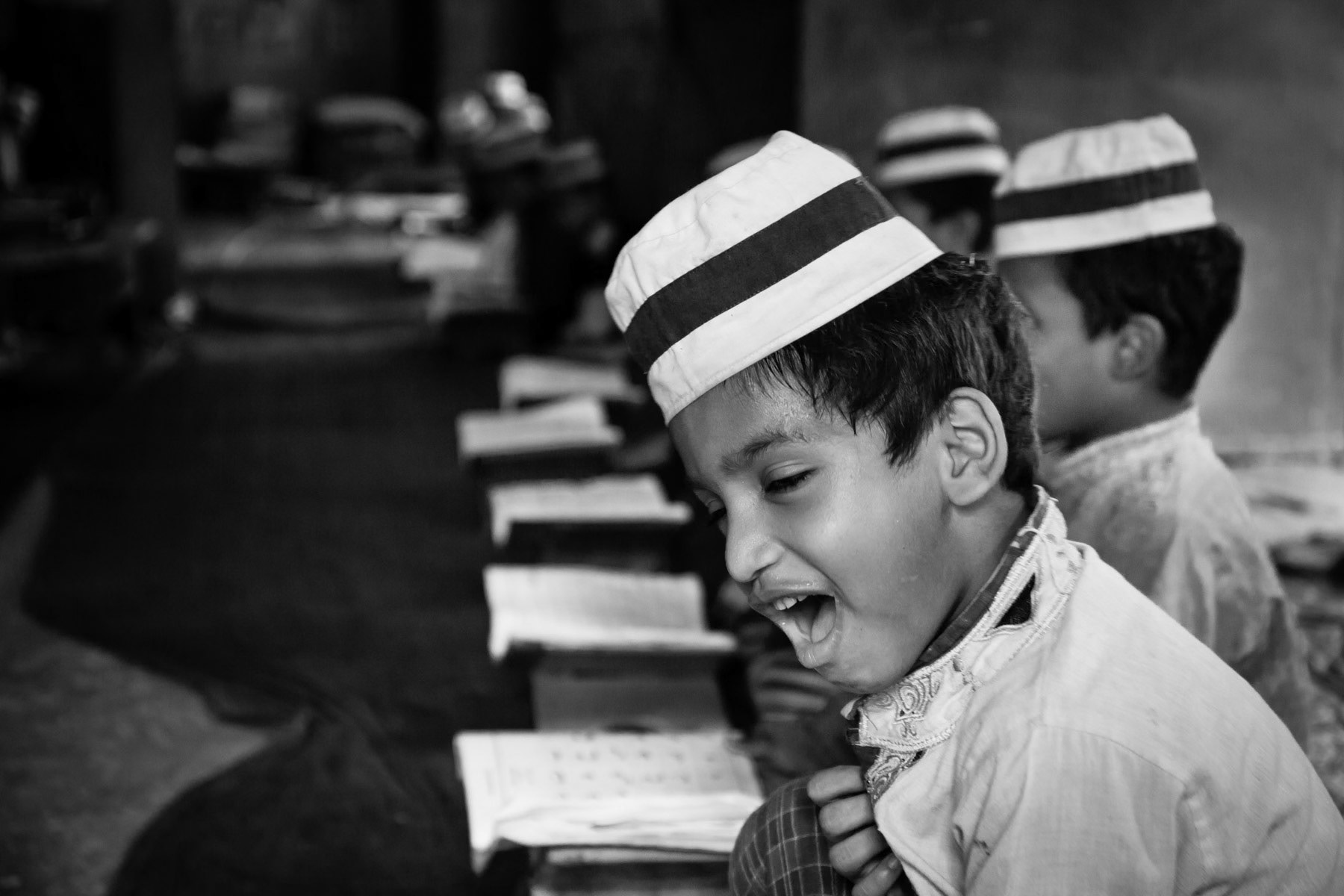 Coranic school in Arabic, Jhowtila Bihari camp, Chittagong, Bang;adesh, June 2015