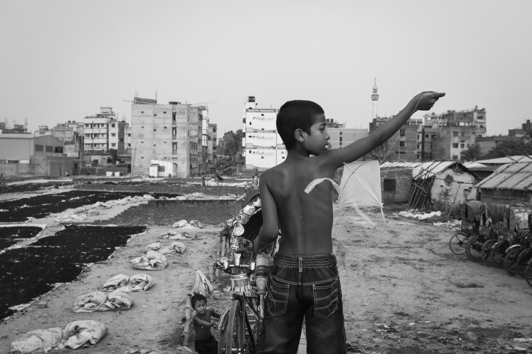 Tannery neighbourhood of Dhaka, Hazaribagh, Bangladesh, October 2014