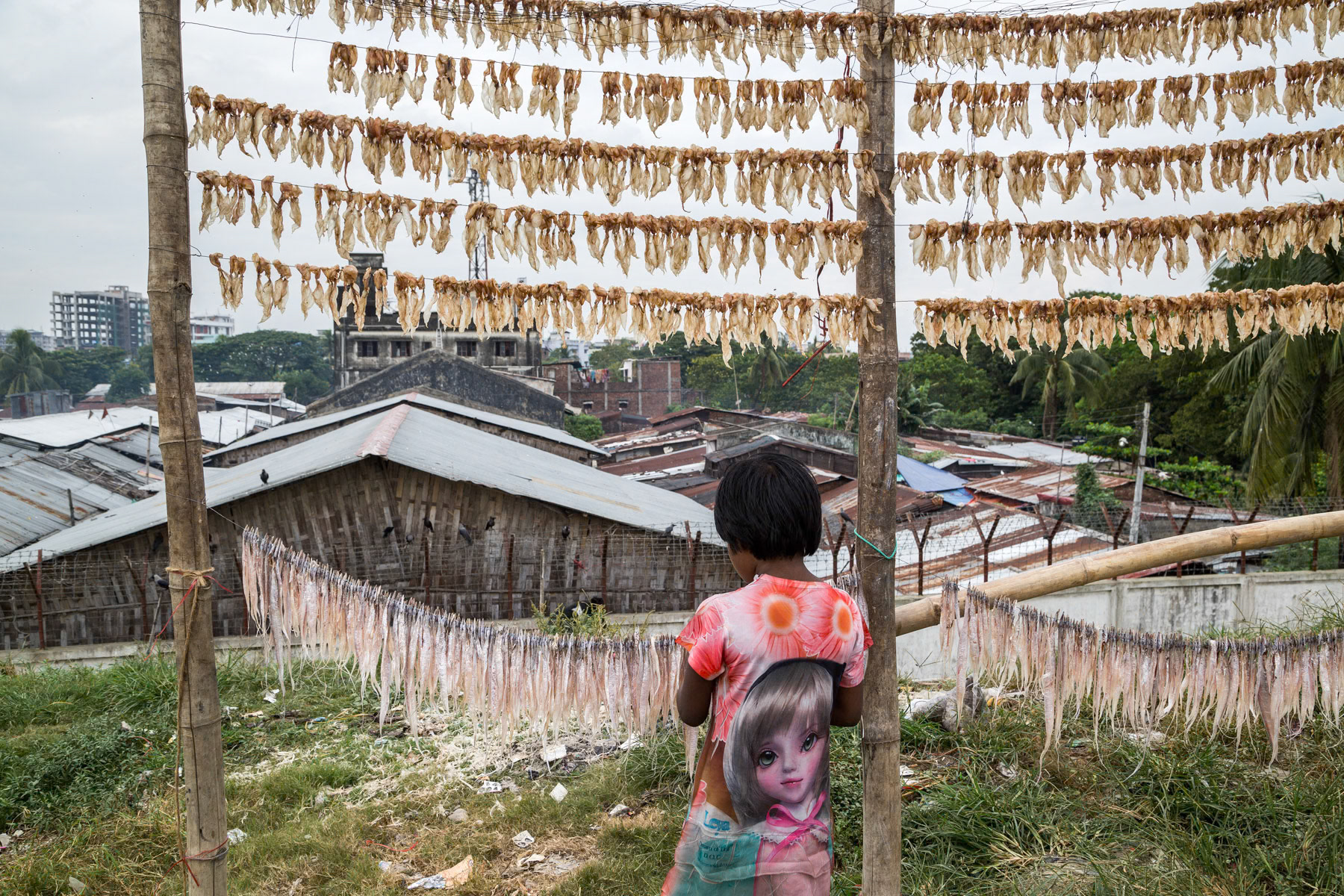 River community of the Karnaphuli river, Chittagong, Bangladesh, October 2014