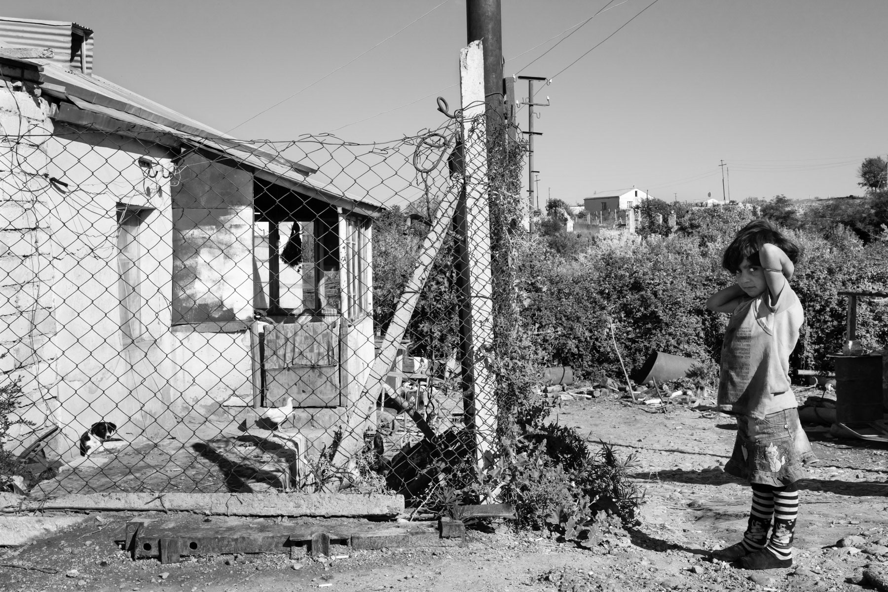 Internally displaced girl, Nagorno-Karabakh, October 2013