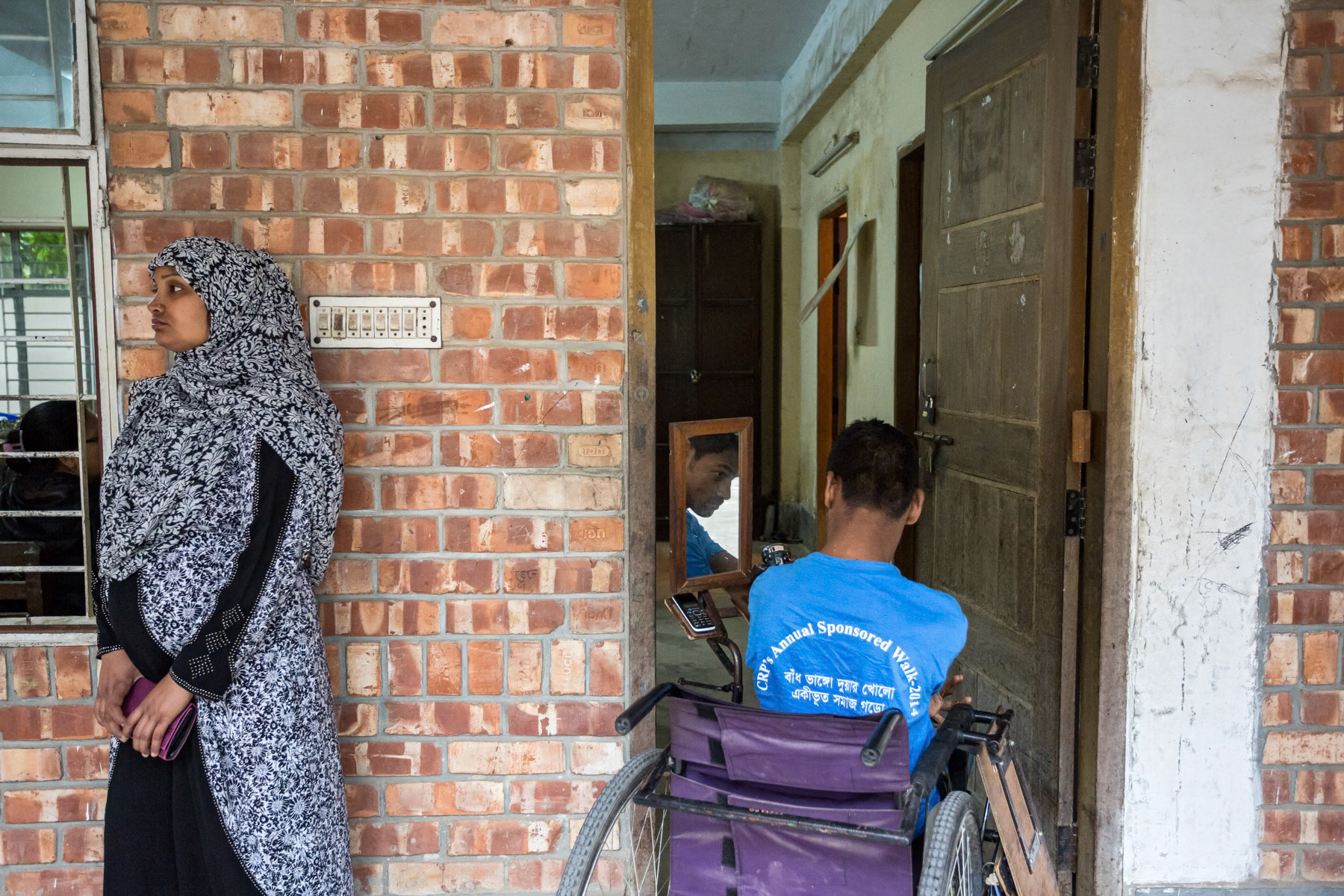 Patient at CRP Savar, Bangladesh, April 2014