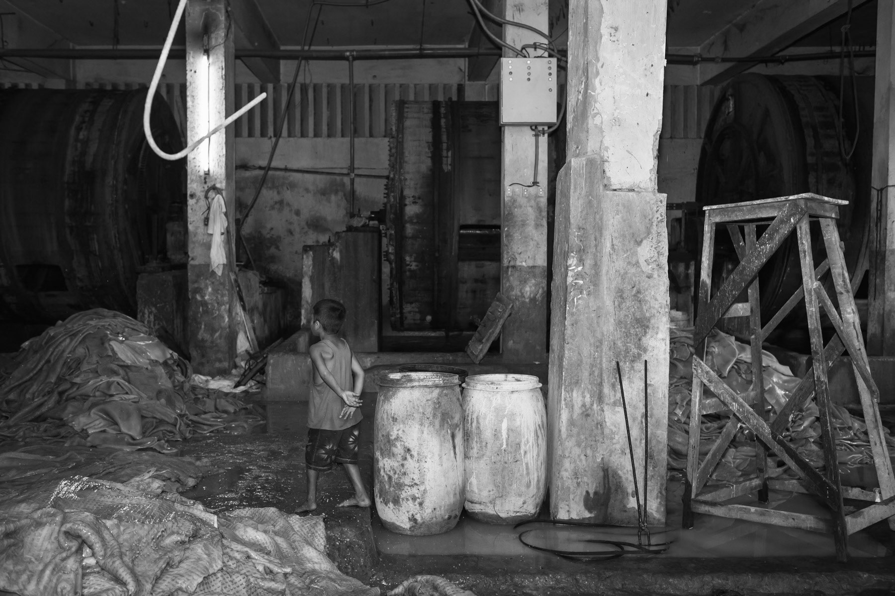 Tannery, Hazaribagh in Dhaka, October 2014