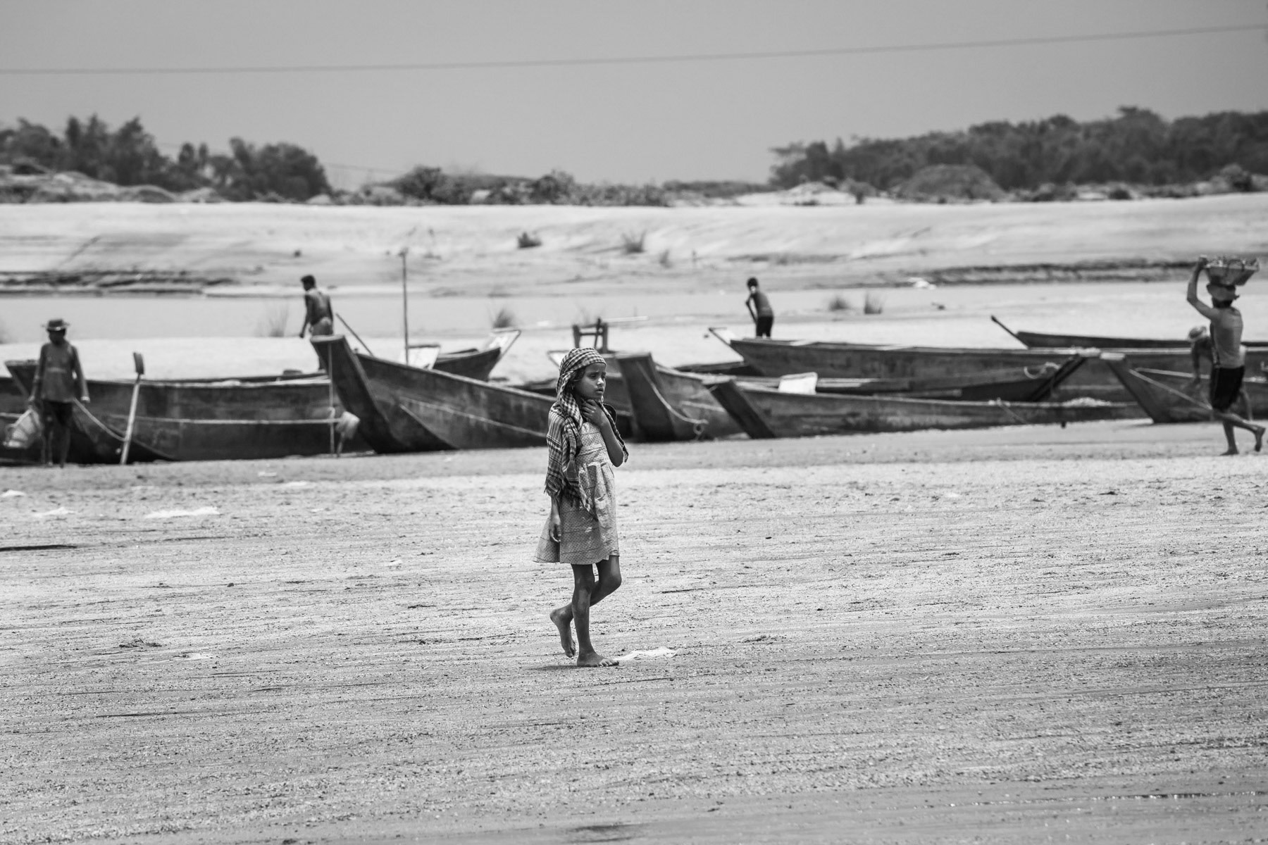 Child labaour is a common occurence on stone extraction and crushing plants. Bholaganj, Bangladesh, May 2016