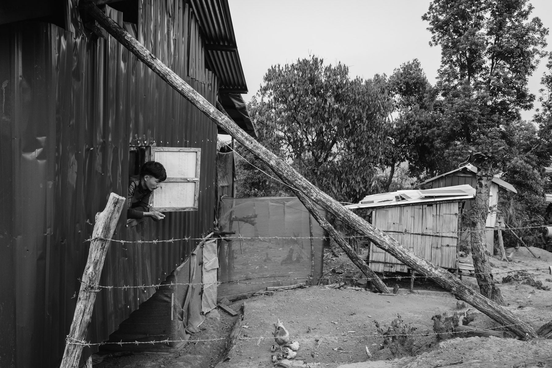 Chin village in Chin State. Salen in Thantlang township, Chin State, Myanmar, April 2024