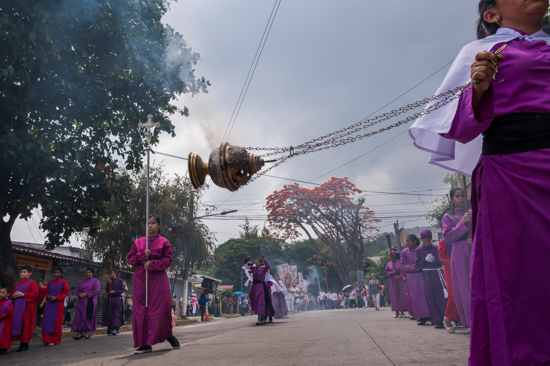 Easter celebration, San Salvador, El Salvador, April 2019