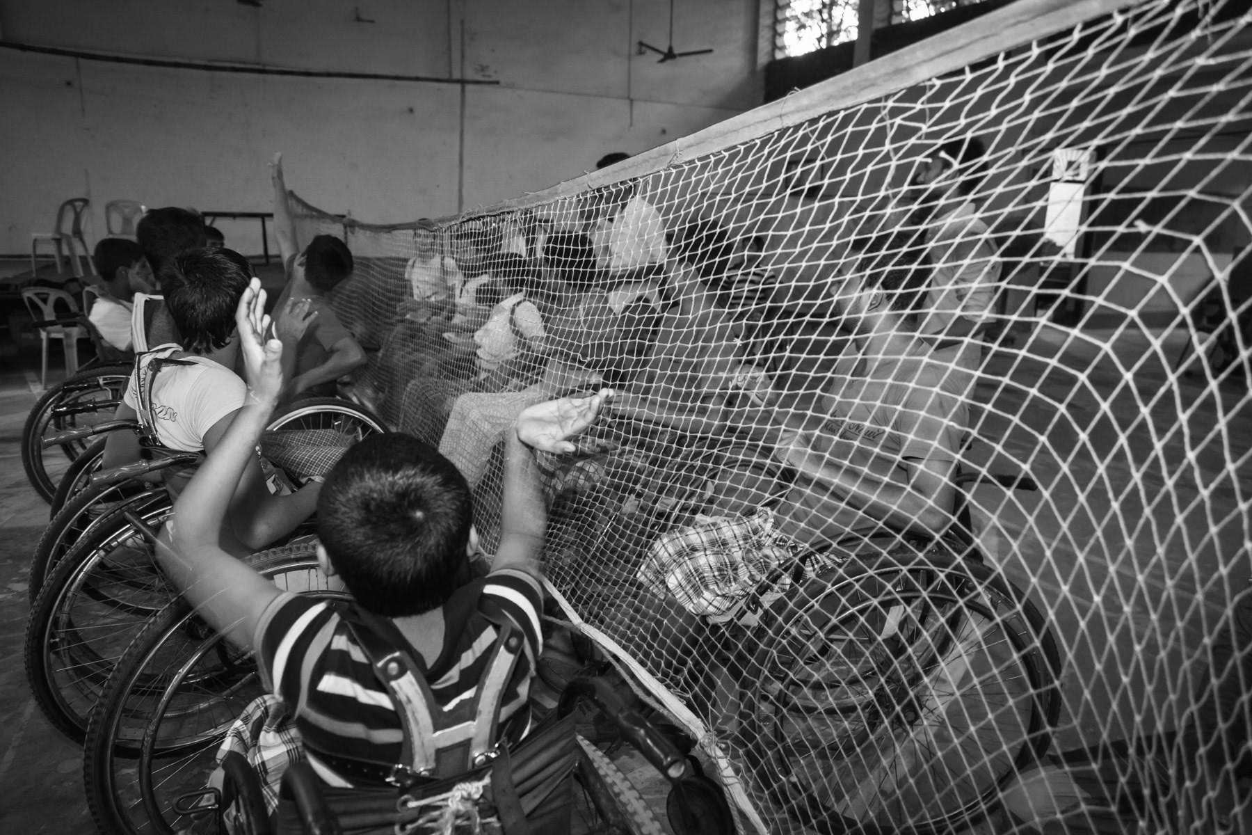 Recreational therapy, CRP Savar, Bangladesh, October 2014
