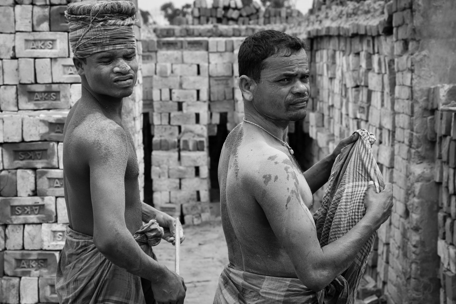 Brick kiln workers, Barera fields, Bangladesh, May 2015