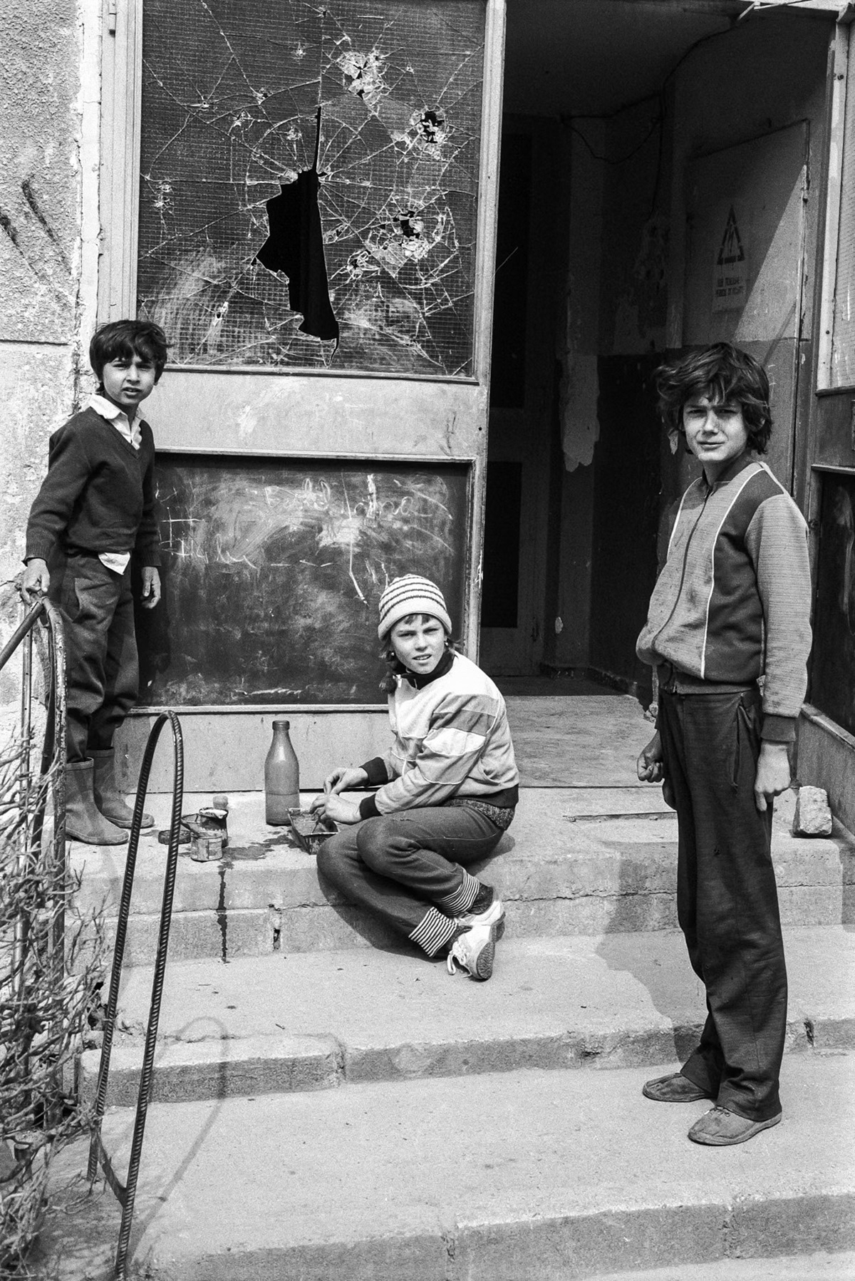 Bucharest suburbs, Romania, April 1991