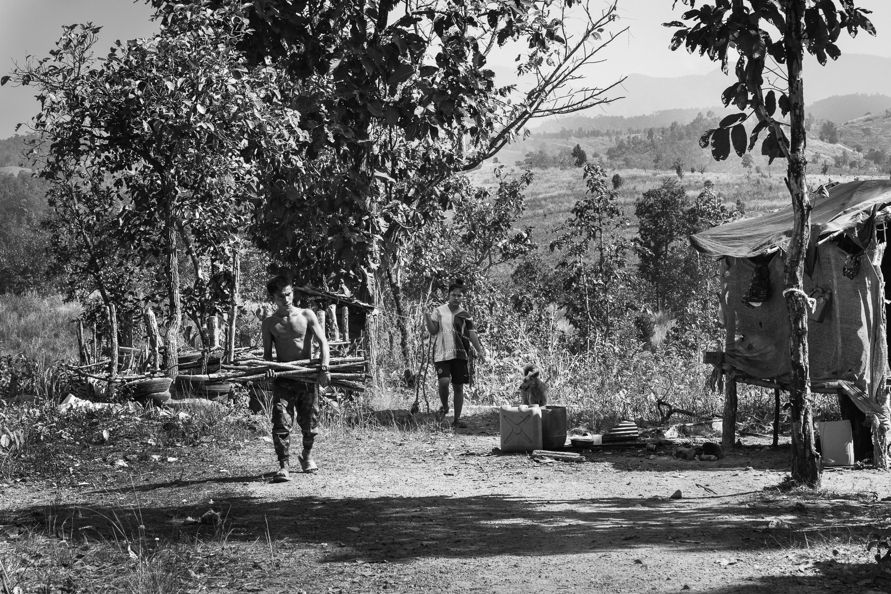 Kawthoolei Army (KTLA) camp, U Poe Hta, Karen State, Myanmar, January 2025