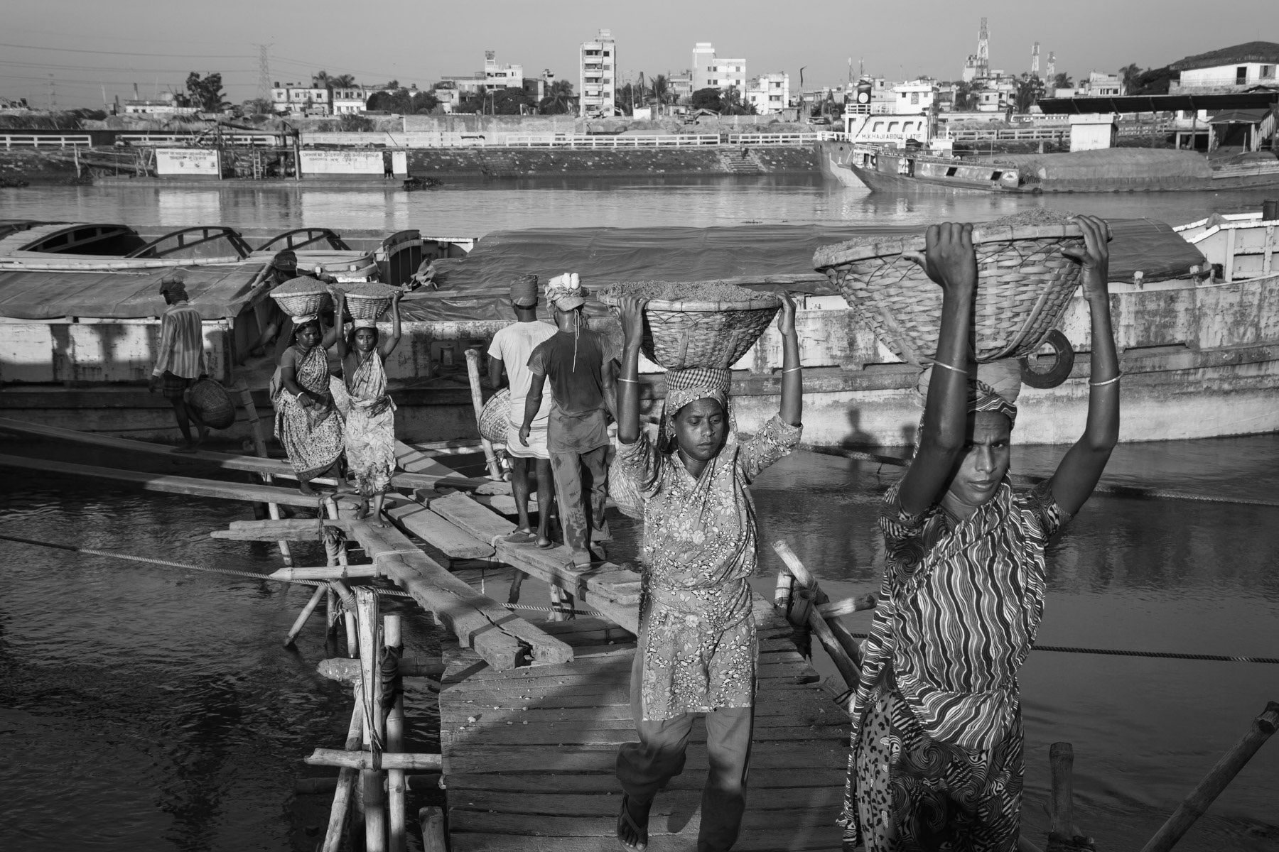 Gabtoli docks along Dhaka's waterways, Bangladesh, October 2014