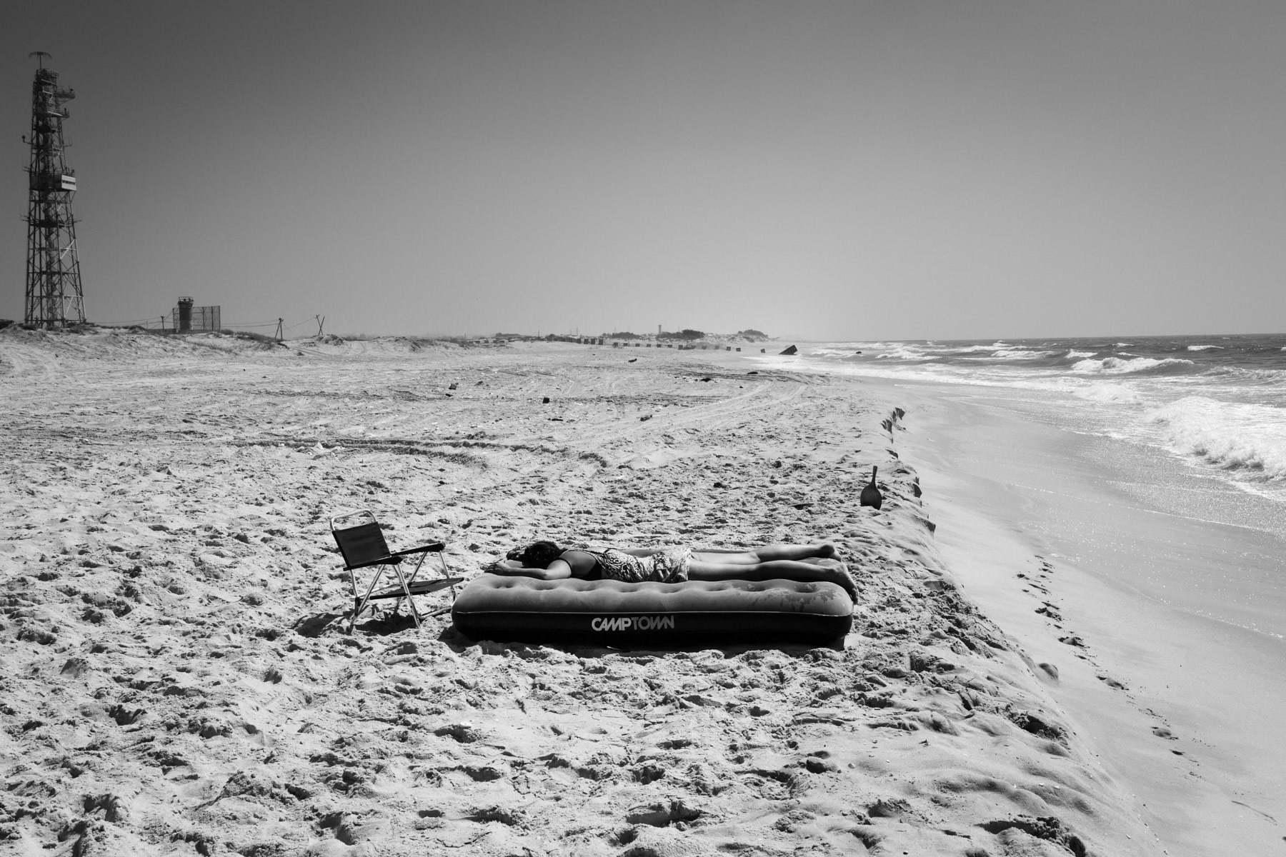 Ziqim, last beach before the sealed-off Gaza Strip, Israel, July 2013