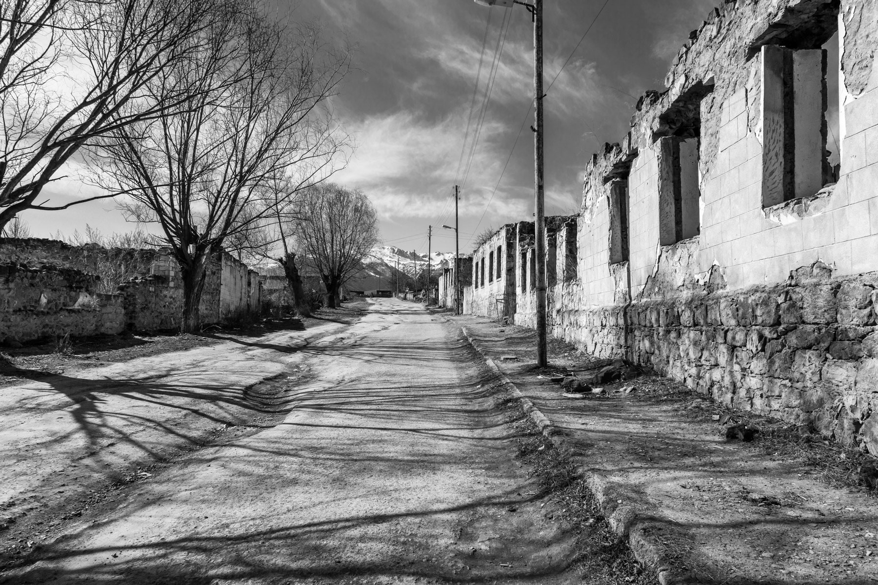 Ethnically cleasned town of Karvachar, Nagorno-Karabakh, South-Caucasus, February 2014
