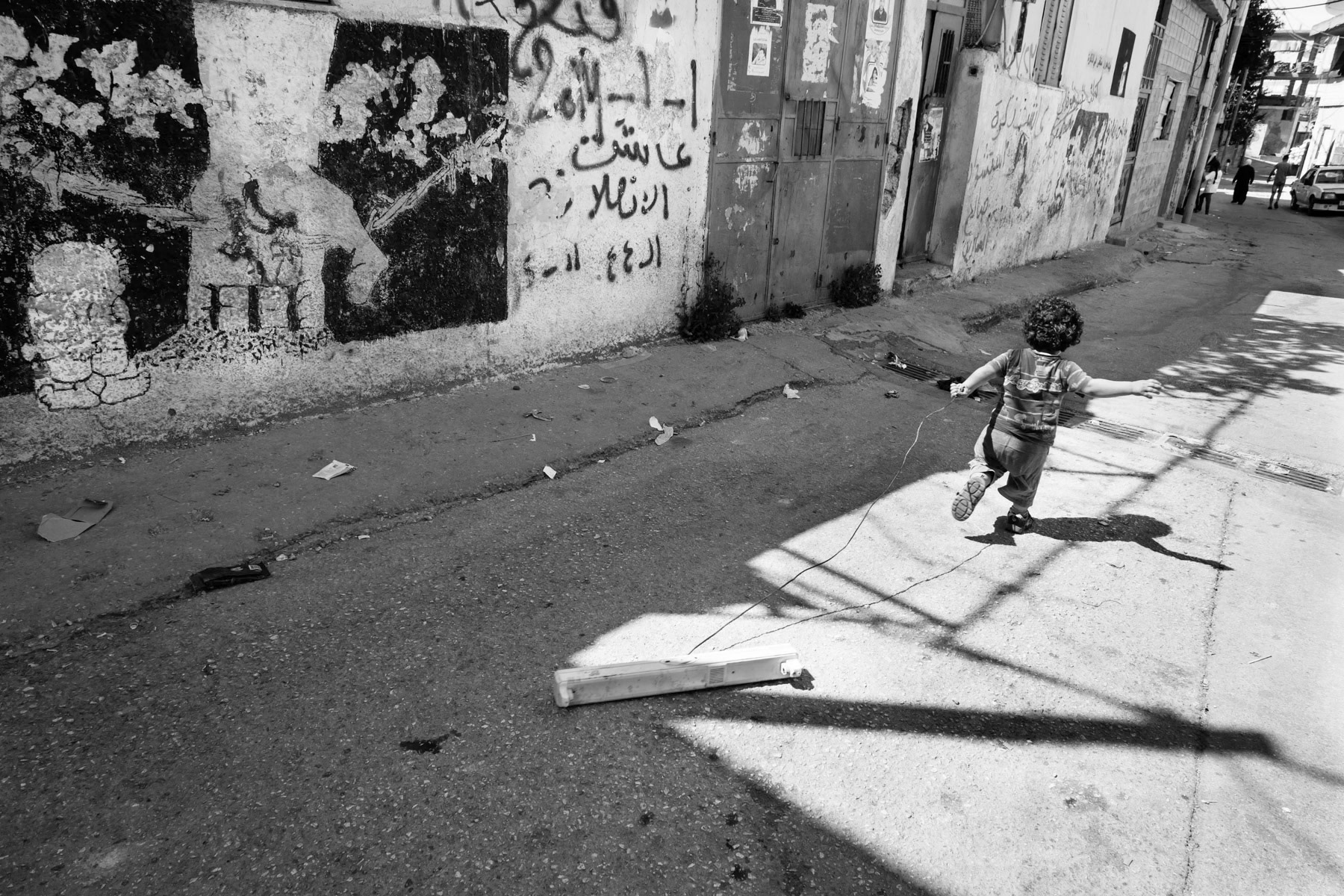 Azzeh Refugee Camp in Bethlehem, Palestine, May 2014