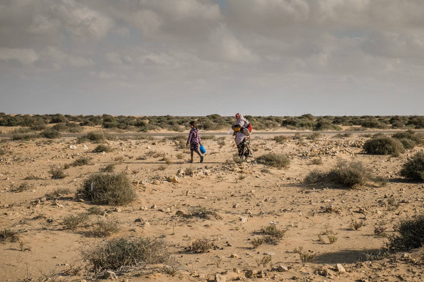 Border area of the Western Sahara, December 2018